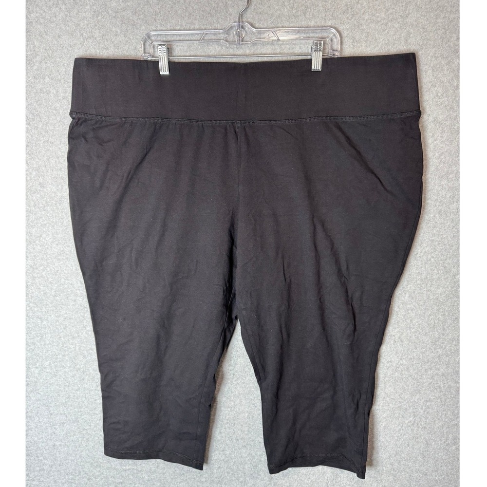 LIVI Bike Shorts Womens 30/32 High Waist Stretch Athletic Casual‎ Black